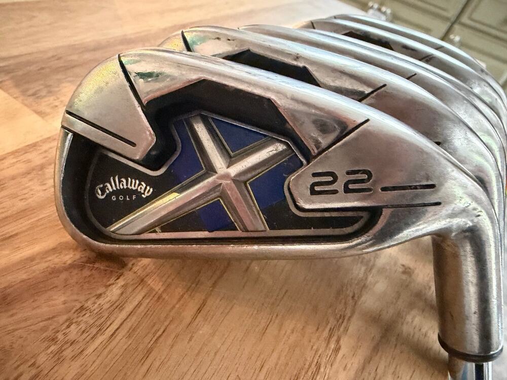 Callaway X-22 Iron Set 4,5,6,8,9,PW MISSING #7 DEMO